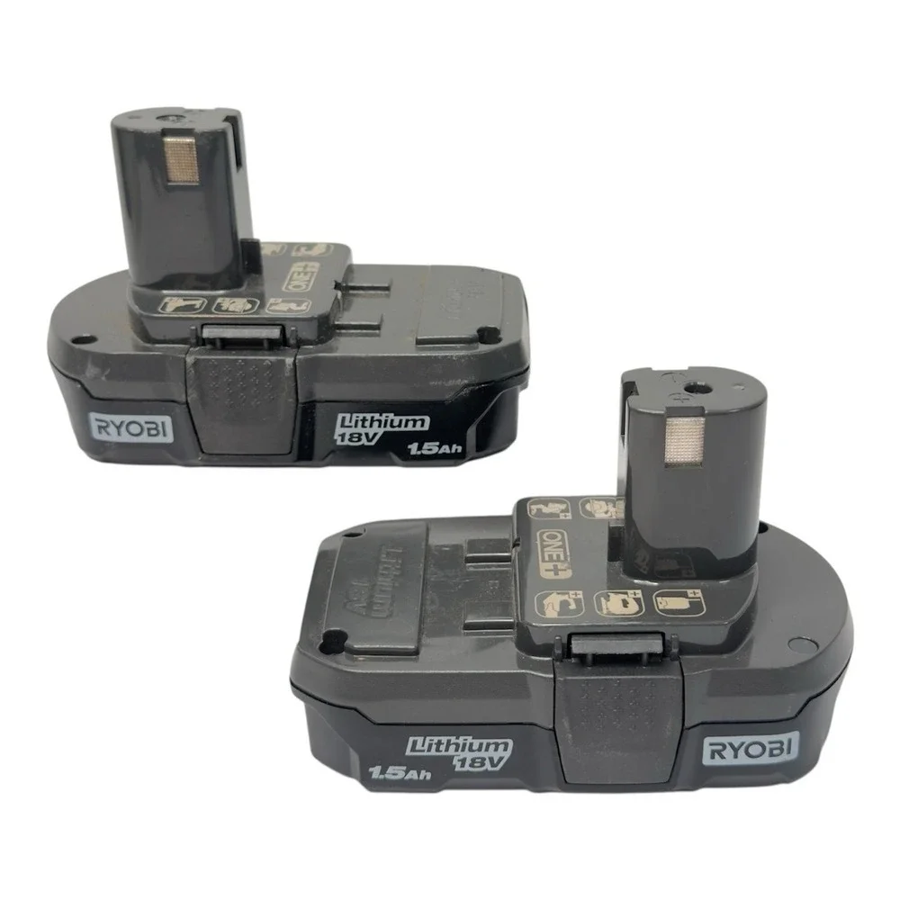 RYOBI P189 1.5Ah Battery Packs (Lot Of 2) *Parts Only- Not Working *